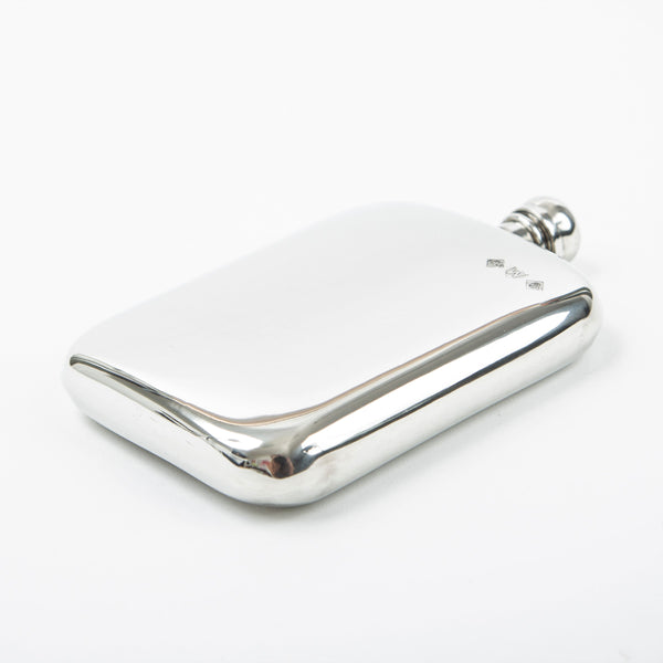 Polished Pewter Flask