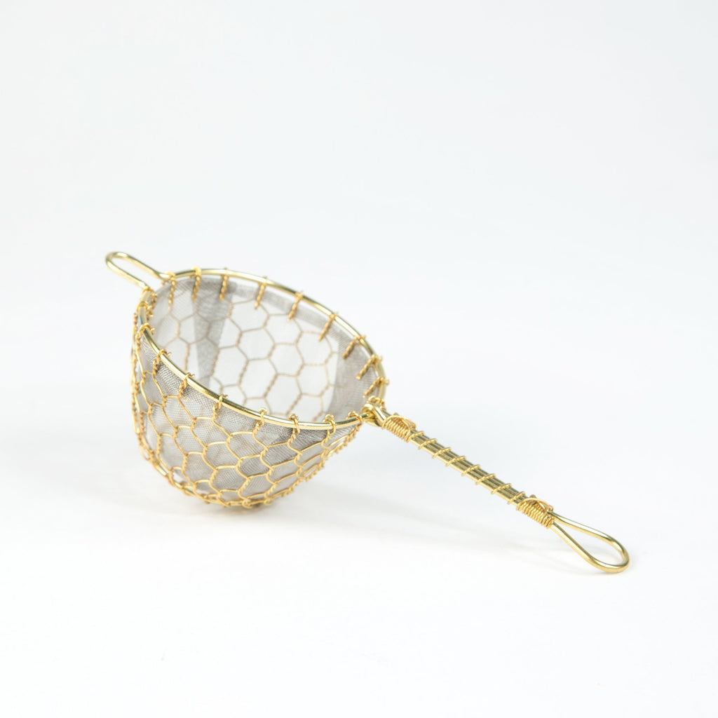 Handmade Tea Strainers - Small Brass