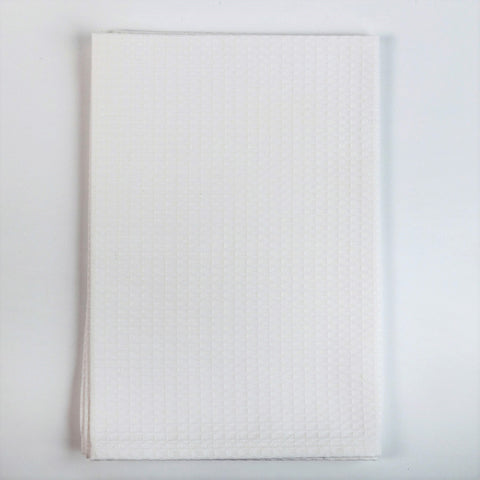 adam arnold waffle weave white kitchen tea towel