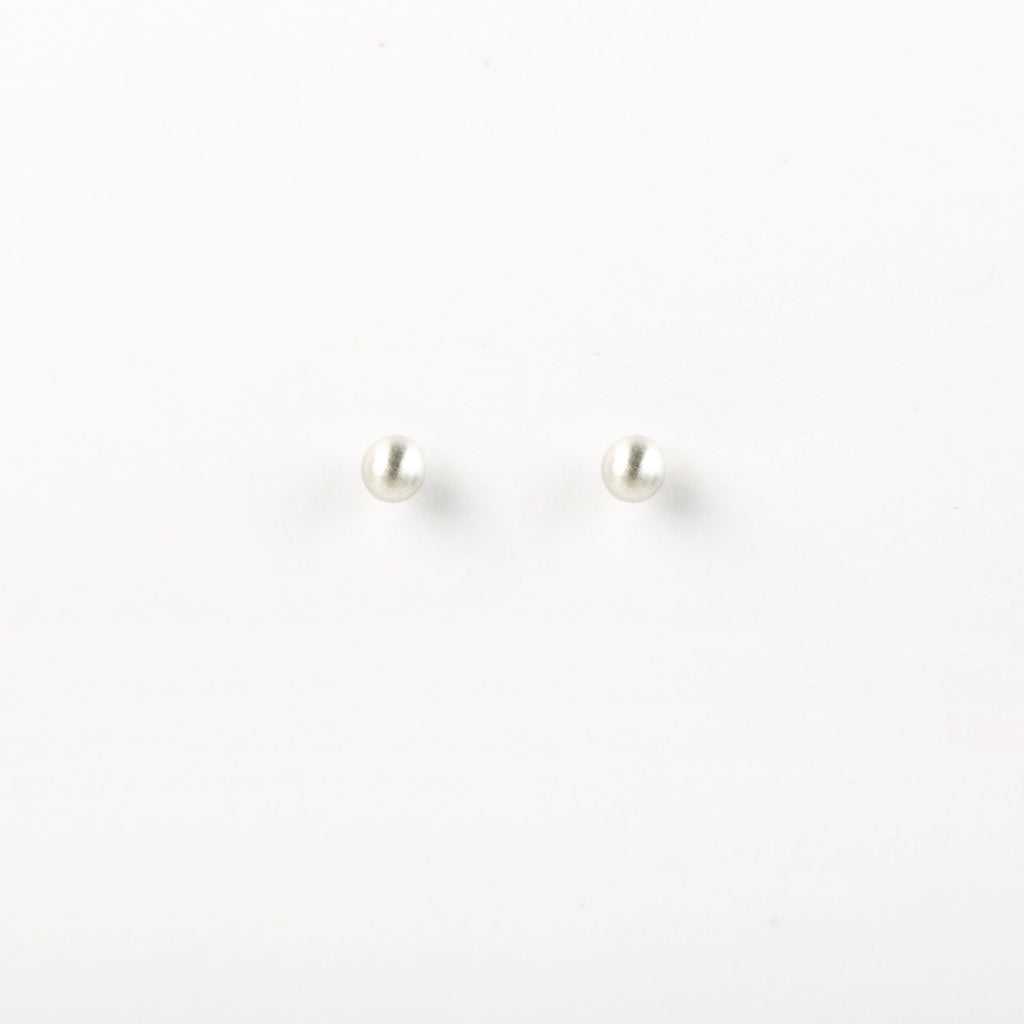 Carla Caruso - Bubble Stud Earrings - Sterling Silver, Small