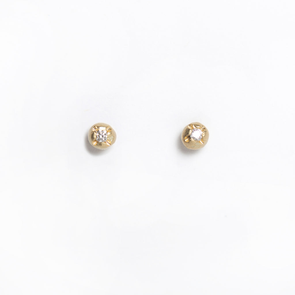 Black Barc - Ren Studs with Diamonds