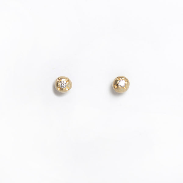 Black Barc - Ren Studs with Diamonds