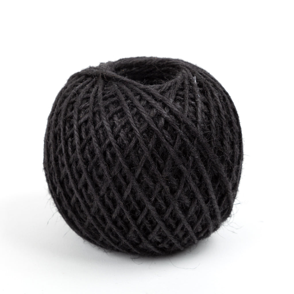 Jute Twine Ball Black