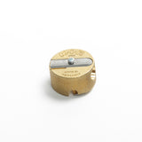 Round Brass Pencil Sharpener