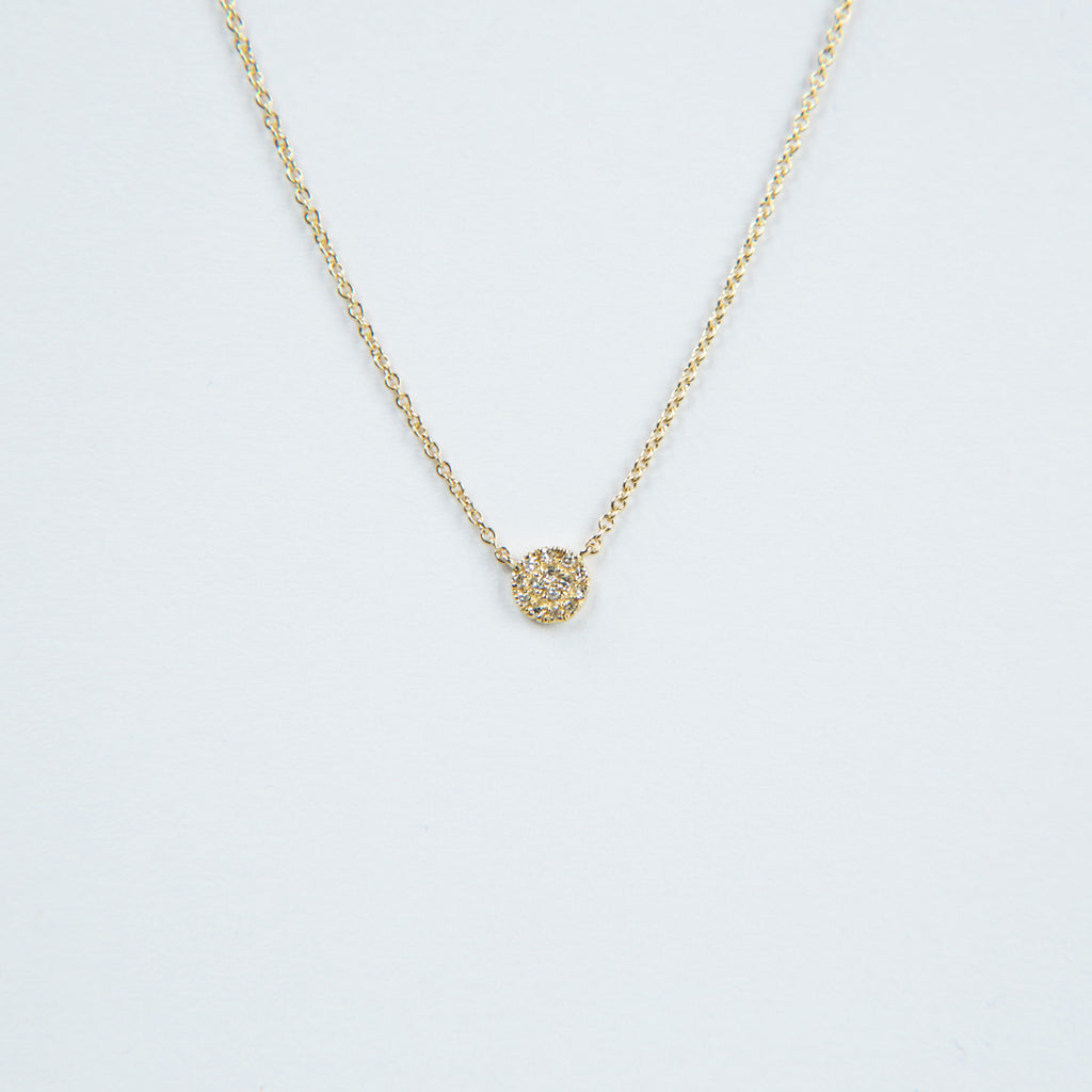 Liven Co. - Pavé Disc Necklaces