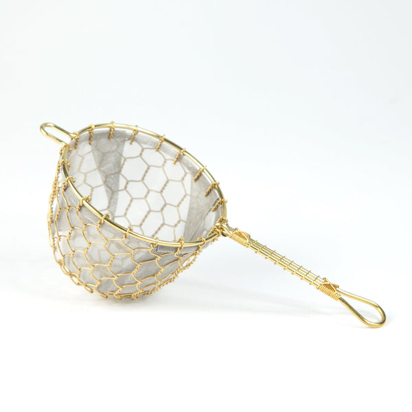 Handmade Tea Strainers - Large Brass