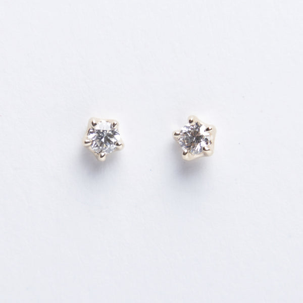 N + A Diamond Stud Earrings - Medium