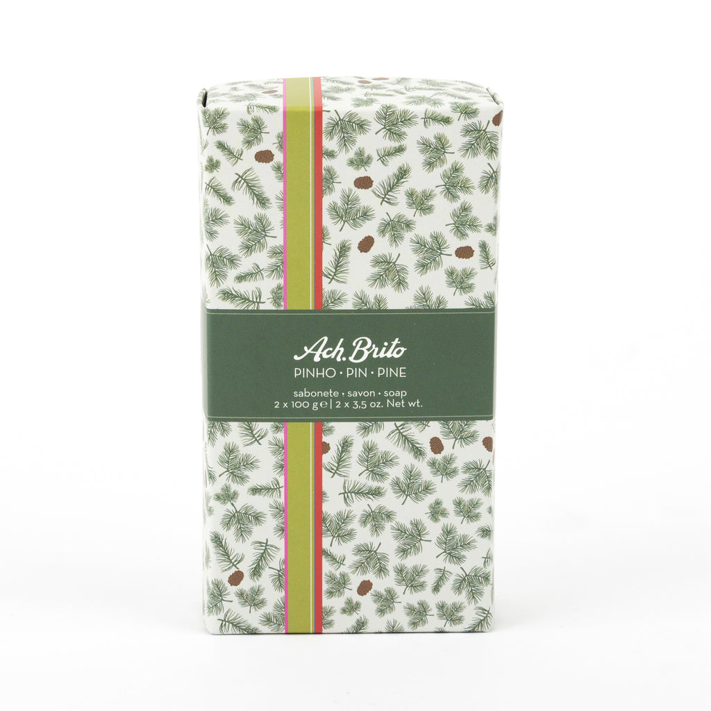 ach. brito pine soap bar set of two