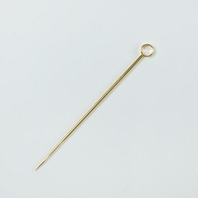 14k Gold Circle Cocktail Picks