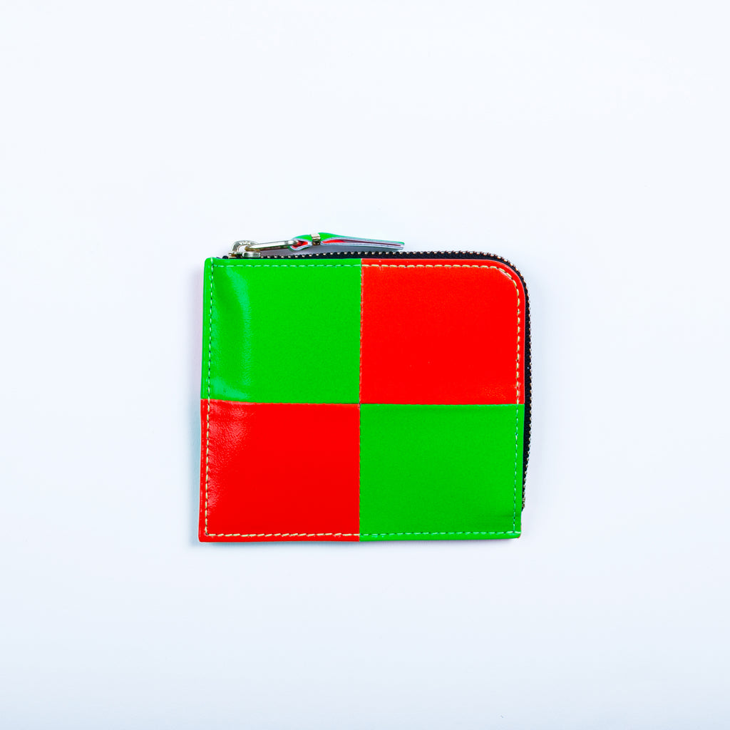 Comme Des Garcons Wallets: Super Fluo Squares